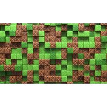 3D Video Game Block Construction Wall Mural