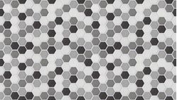 Small-hexagon-shaped-tiles-of-varying-gray-tones-repeat-across-the-pattern