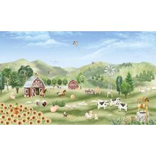 Farm Joy Wallpaper Mural