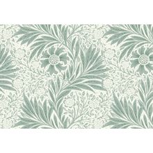 Green Marigold Morris Inspired Wallpaper