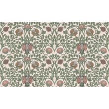 Cream Historic Floral Pattern Wallpaper