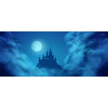Fantasy Moonlight Castle Wall Mural