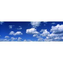 Panoramic Clouds Wall Mural