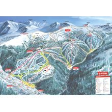 Keystone Ski Trail Map With Legend Wall Mural