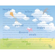 Imagination Runs Wild Wall Mural