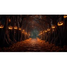 Halloween Forest Trail Wall Mural