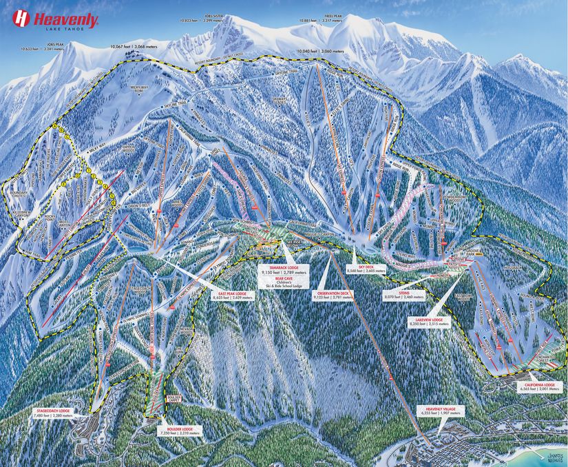 Heavenly-Ski-Trail-Map-Wall-Mural
