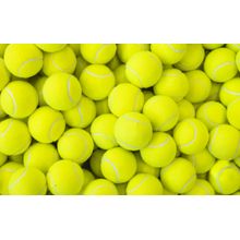 Large Stack Of Tennis Balls Wall Mural