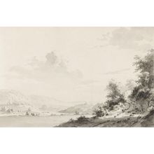 Rivierlandschap bij Mhlheim aan de Ruhr Wall Mural