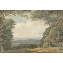 Distant View of Windsor Castle Wallpaper Mural