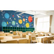 Fun Solar System Wall Mural