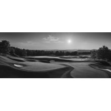 Panoramic Golf Course On A Sunny Day Wall Mural