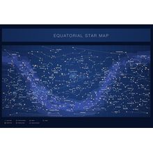 Constellation Star Map Wall Mural