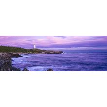 Louisbourg Lighthouse On Cape Breton Island Wall Mural