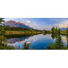 Quarry Lake, Mount Rundle Wall Mural