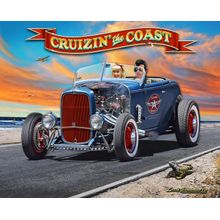 '32 Cruizin' The Coast Wall Mural