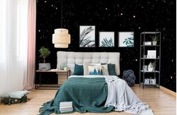 Starry-night-sky-mural-in-a-bedroom