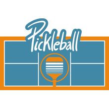 Pickleball Illustration Wall Mural