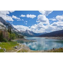 Lake View In Jasper Canada Wall Mural