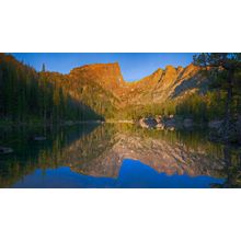 Dream Lake In Golden Early Morning Light Wall Mural