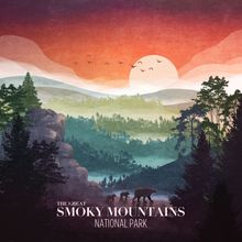 Great Smoky Mountains National Park Graphic Wall Mural