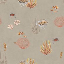 Coral Garden - Brown Pattern Wallpaper