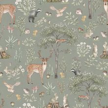 Fantastic Forest - Green Wallpaper