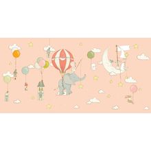 Elephant Dream Peachy Wall Mural