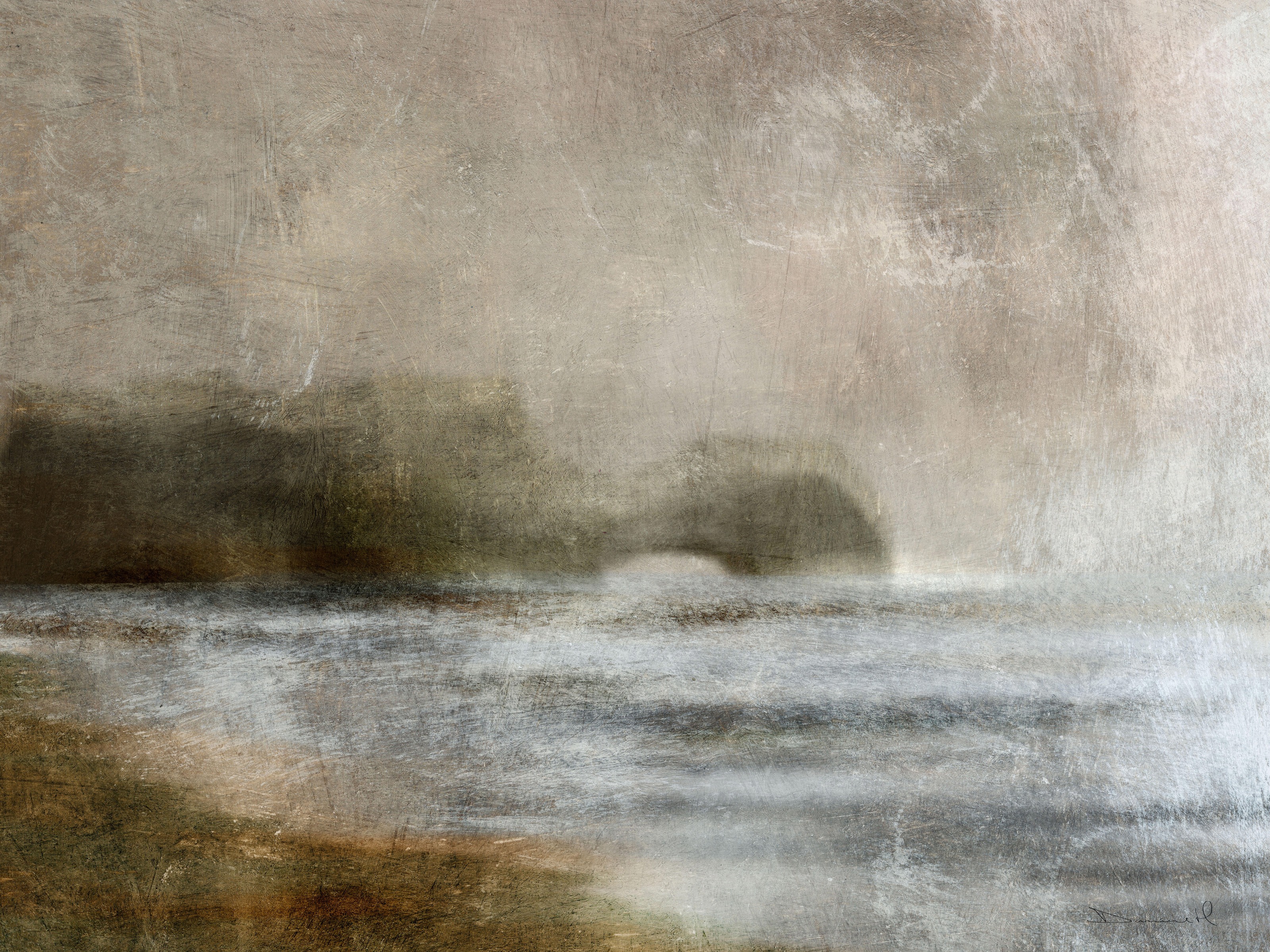 Dusk Abstract Wall Mural - Murals Your Way