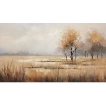 Vintage Abstract Landscape Wall Mural