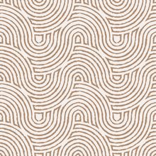 Abstract Mocha Mousse Line Pattern Wallpaper