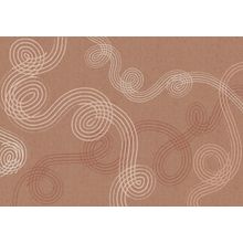 Calming Loops Mocha Mousse Wall Mural