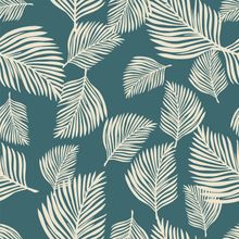 Wild Fern Leaf Pattern Wallpaper