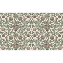 Cream Historic Floral Pattern Wallpaper