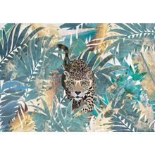 Jaguar Jungle Wall Mural