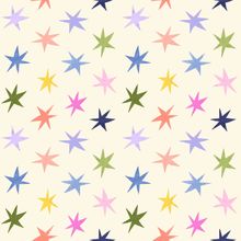 Colorful Stars Pattern Wallpaper