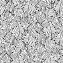 Palm Tree Leaves Pattern Wallpaper