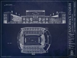 Razorback-Stadium-Blueprint-Wall-Mural