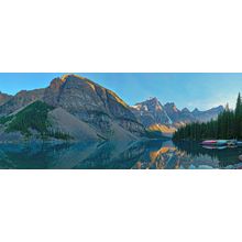 Moraine Lake Sunset Wall Mural