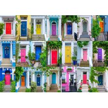 Doors of Notting Hill, London Wall Mural