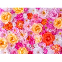 Variety Of Garden Roses And Flowers Wall Mural