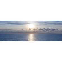 Beautiful Sunset Sky Over Ocean Wall Mural