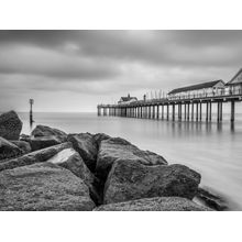 Pier On Southwold Beach Wall Mural