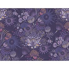 Jardin Purple Pattern Wallpaper