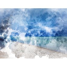 Nautical Abstract Landscape Wall Mural