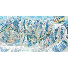 Park City Ski Trail Map 2025/26 Wall Mural