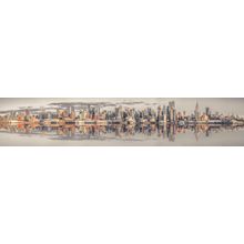 Panoramic View of Lower Manhattan Skyline Wall Mural