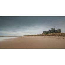 Bamburgh Castle On A Hill Wall Mural