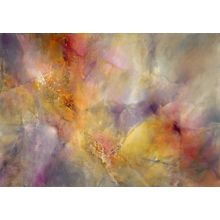 A Rhapsody Of Gold And Shadow Wall Mural