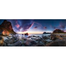 Utakleiv Sunset Wall Mural